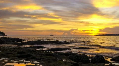 Sunset Stockbeeldmateriaal 12618728