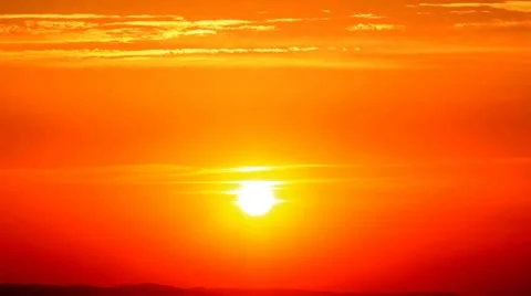 Sunset 動画素材 12701157