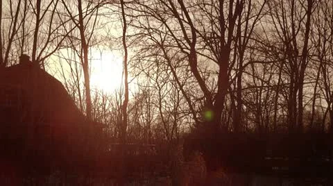 Sunset Stockbeeldmateriaal 22405546