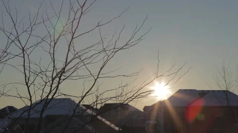 Sunset Stock Footage 46696354