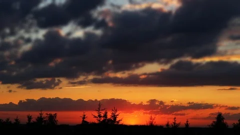 Sunset Stock Footage 97410126