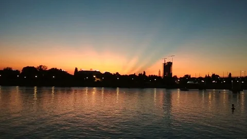 Sunset Vídeo Stock 114014707