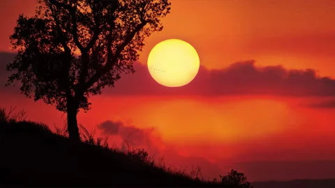 Sunset Stock Footage 137839698