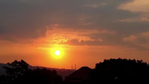 The sunset Stock Footage 251508999
