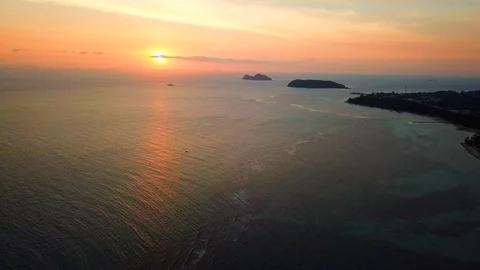 Sunset footage Stockbeeldmateriaal 86469394