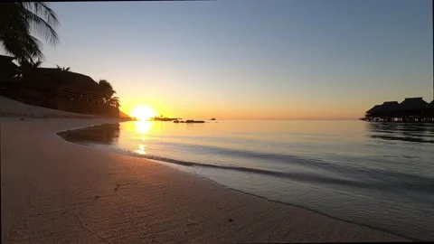 Sunset, French Polynesia 1 Stock Footage 169057606