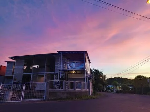 Sunset freze Stock-Fotos