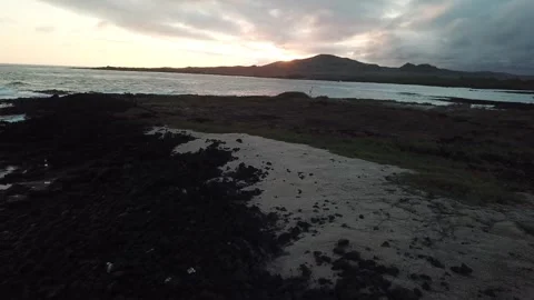 Sunset in Galapagos, Ecuador Stock Footage 261460658