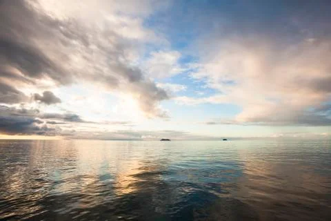 Sunset Galapagos Stock Photos