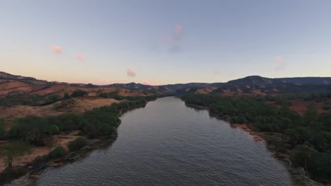 Sunset of Gammon Ranges and Vulkathunha Mountains National Park. Australia Video stock 320508104