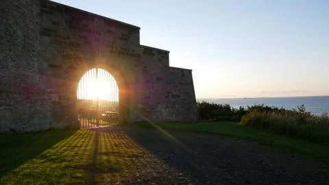 Sunset Gate Stock Photos