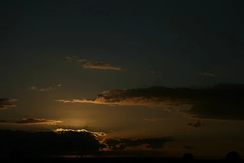 Sunset Germany with clouds. Timelapse Stock Footage 111605877