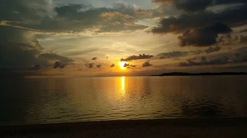 Sunset in Gili Air Stock Footage 101833911