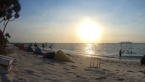 Sunset Gili Island Stock Footage 171193310