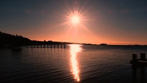 SUNSET GLARE Video stock 98831482