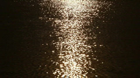 Sunset Glitters Stock Footage 783870