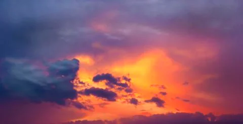 Sunset glow Illustrazione stock