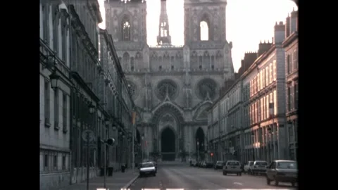 Sunset Glow in the Old Town Stock Footage 274220573