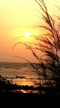 Sunset glow 写真素材