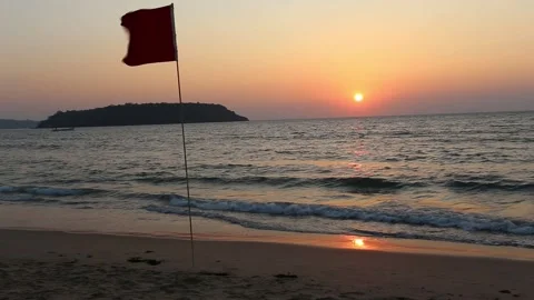 Sunset In Goa, India Stock Footage 167585182