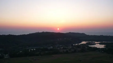 Sunset in Goa, India 库存影片 236342348