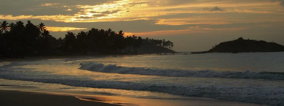 Sunset In Goa Stock Photos