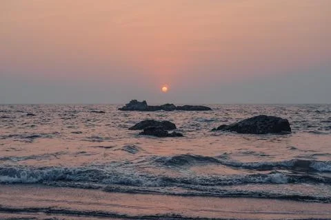 Sunset in Goa Stock Photos