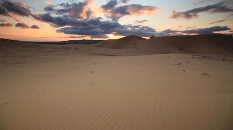 Sunset in the Gobi Desert Stock-Footage 66256433