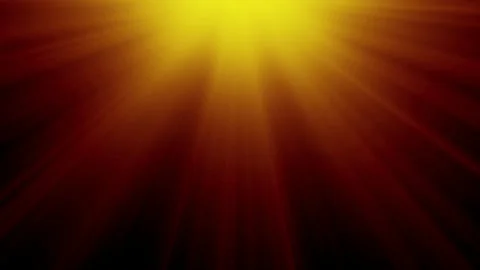 Sunset golden hour light rays breaking through dark clouds. Dramatic warm backli Vídeo Stock 334309175
