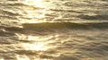 Sunset Golden Ocean Waves 4k or 4k+ Resolution