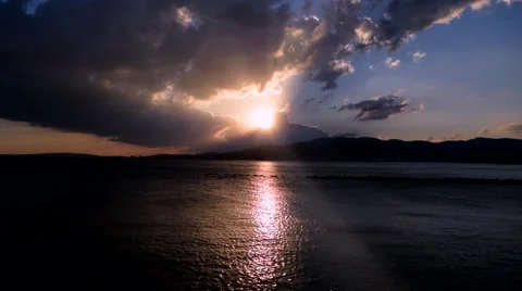Sunset in a gorgeous beach of Mallorca Video stock 67997942