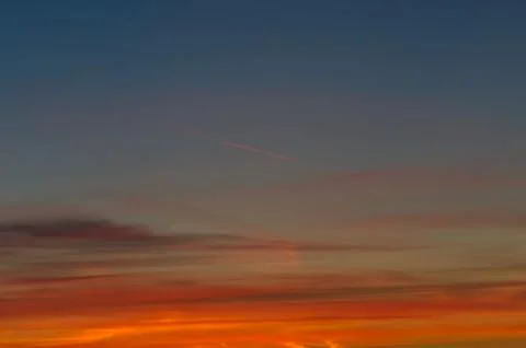 Sunset gradient from blue to orange Foto stock