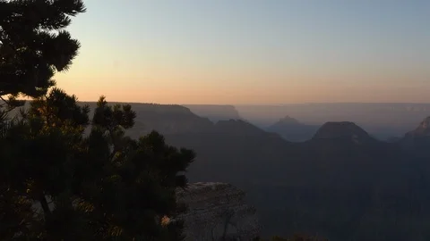 Sunset at Grand Canyon Stock Footage 94382420
