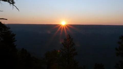 Sunset at Grand Canyon Stock Footage 94382602