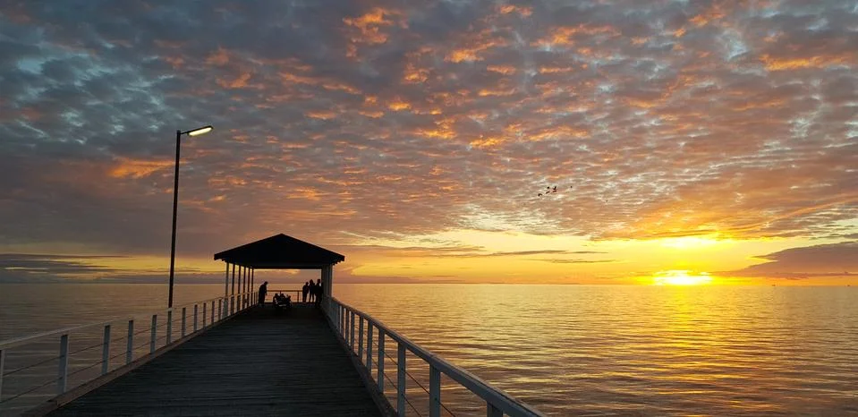 Sunset at Grange Stock Photos