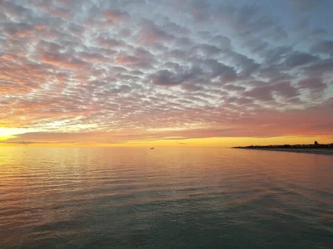 Sunset at Grange Stock Photos