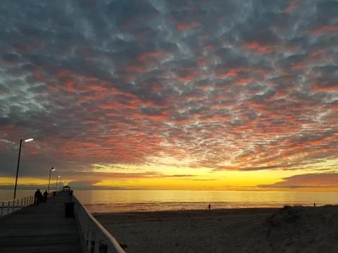 Sunset at Grange Stock Photos