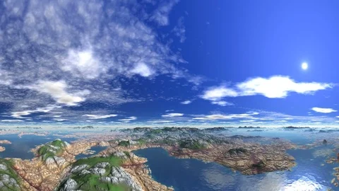 Sunset on the Great Sky Stock Footage 76363795