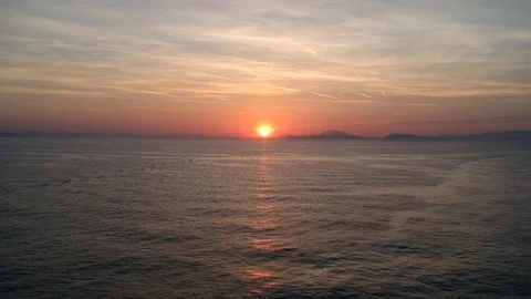 Sunset in Greece Stock Footage 93738861