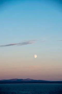Sunset in Greenland Stock Photos