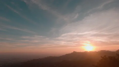 Sunset, Griffith Observatory Stock Footage 149805161