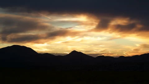 Sunset from  Guadeluupe Peak Stock Footage 241543500
