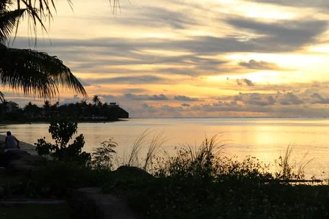 Sunset Guam Stock Photos