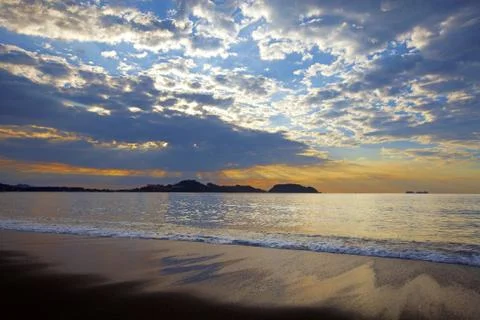 Sunset in Guanacaste Stock Photos