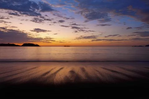 Sunset in Guanacaste Stock Photos