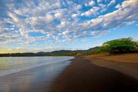 Sunset in Guanacaste Stock Photos
