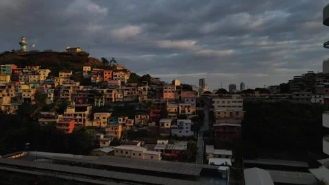 Sunset in guayaquil Video stock 241608613