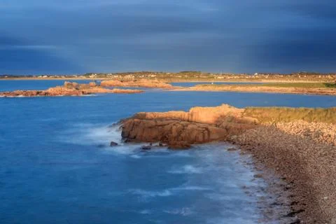 Sunset in Guernsey Stock Photos