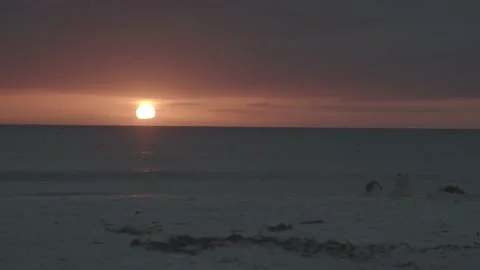 Sunset gulf beach Stock Footage 170567391