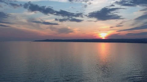 Sunset on the gulf Stock Footage 150295186